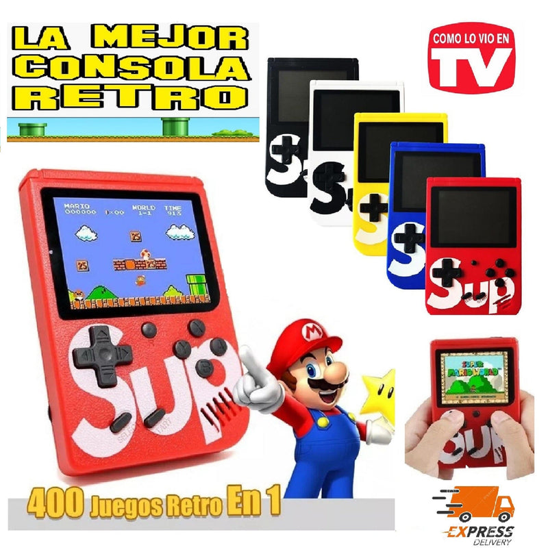 Game Boy Consola Retro - 400 Videojuegos